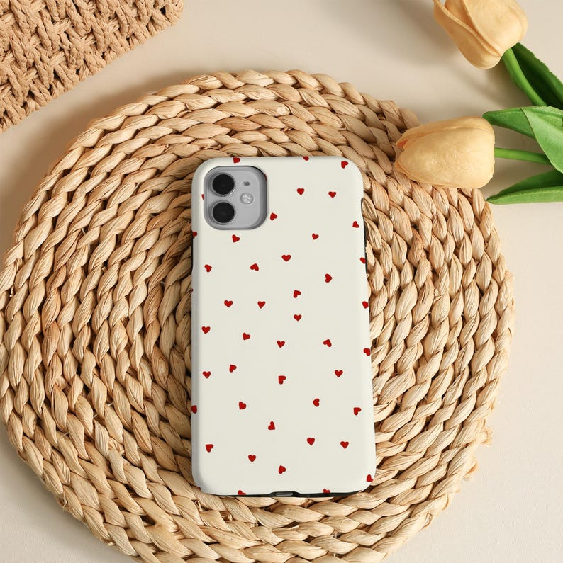 Danterore Simple Red Heart Phone Case