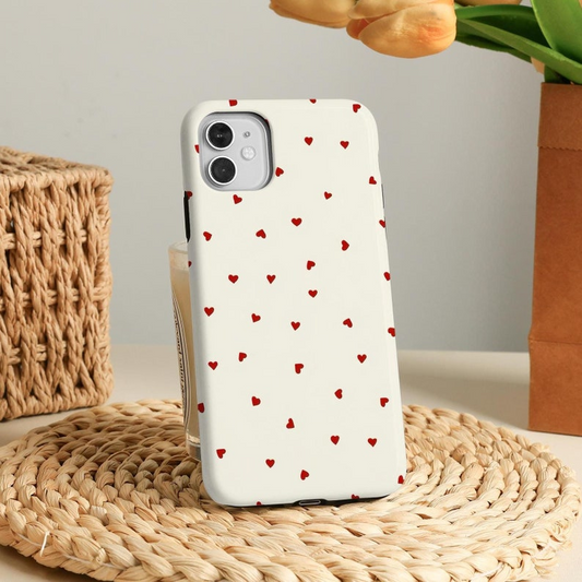 Danterore Simple Red Heart Phone Case