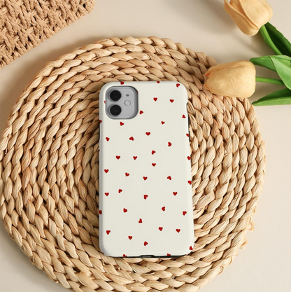 Danterore Simple Red Heart Phone Case