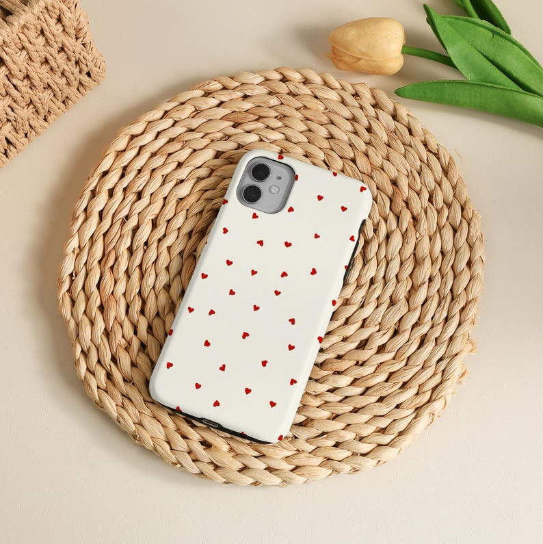 Danterore Simple Red Heart Phone Case