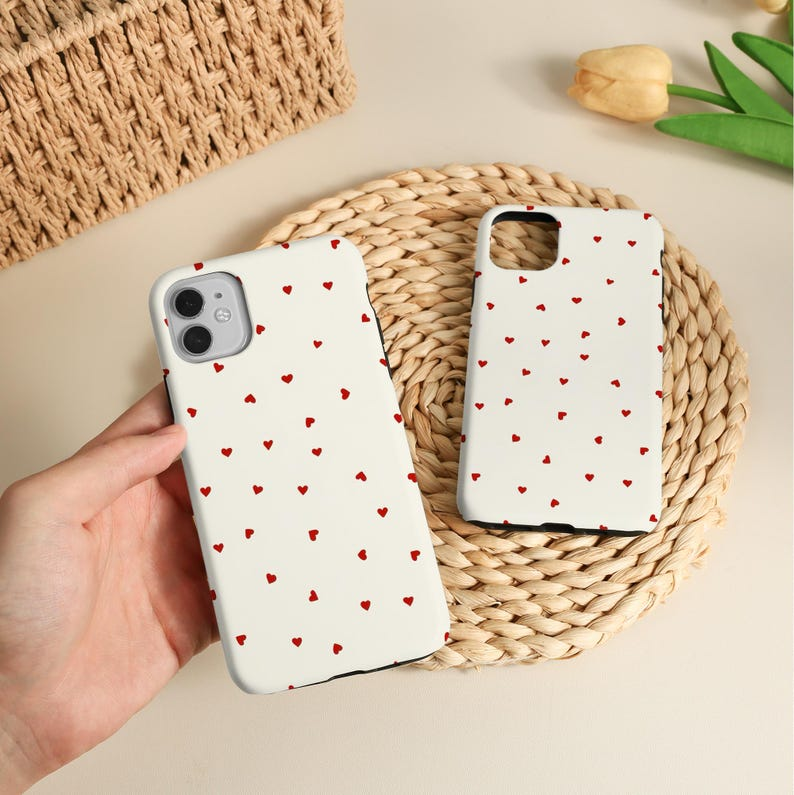 Danterore Simple Red Heart Phone Case