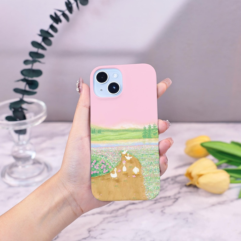 Cute Handmade Duck iPhone Case
