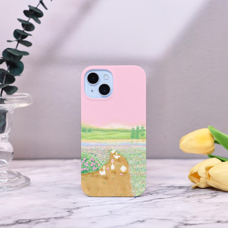 Cute Handmade Duck iPhone Case