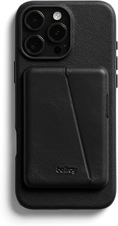 Danterore Mod Phone Case + Wallet for iPhone 16 Pro Max (Slim Leather iPhone case, Phone Wallet) - Black