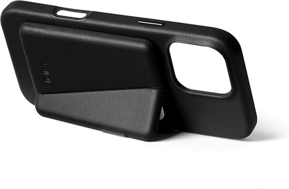 Danterore Mod Phone Case + Wallet for iPhone 16 Pro Max (Slim Leather iPhone case, Phone Wallet) - Black