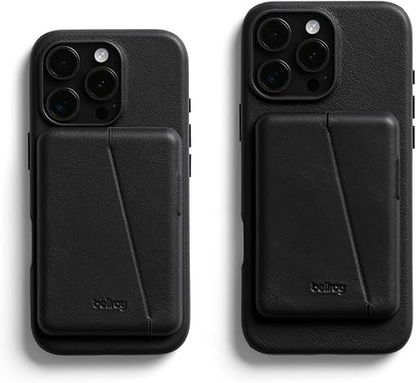 Danterore Mod Phone Case + Wallet for iPhone 16 Pro Max (Slim Leather iPhone case, Phone Wallet) - Black